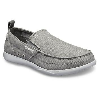 Crocs Walu Slip-On Siva - Panske Mokasíny